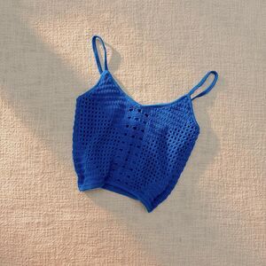 Express Women's Blue Vest
